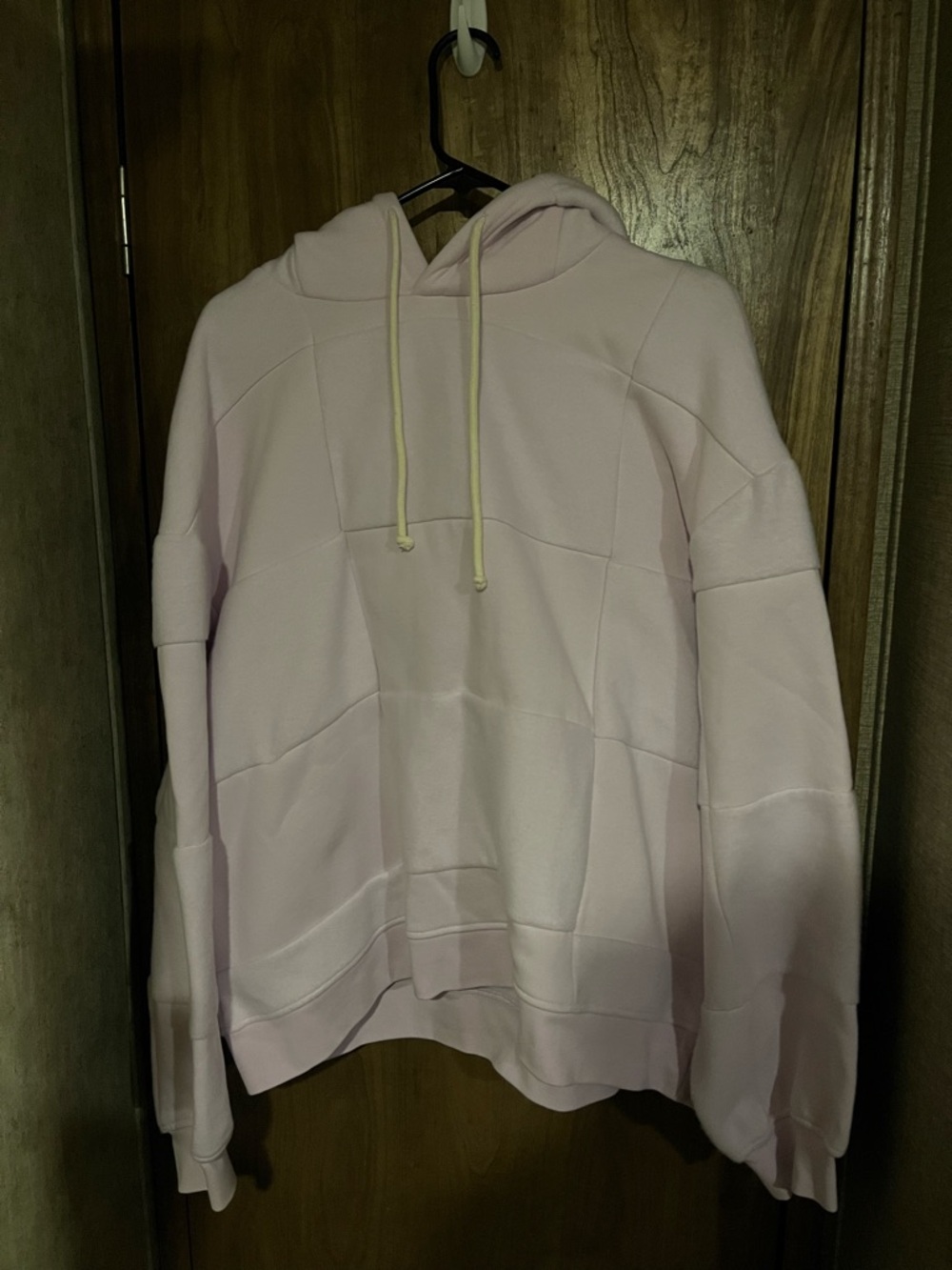 NWT Krost Men’s Quilted Hoodie Sweatshirt Light Lilac